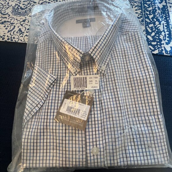 Eddie Bauer Button Down Short Sleeve Shirt, size XL - Picture 1 of 2